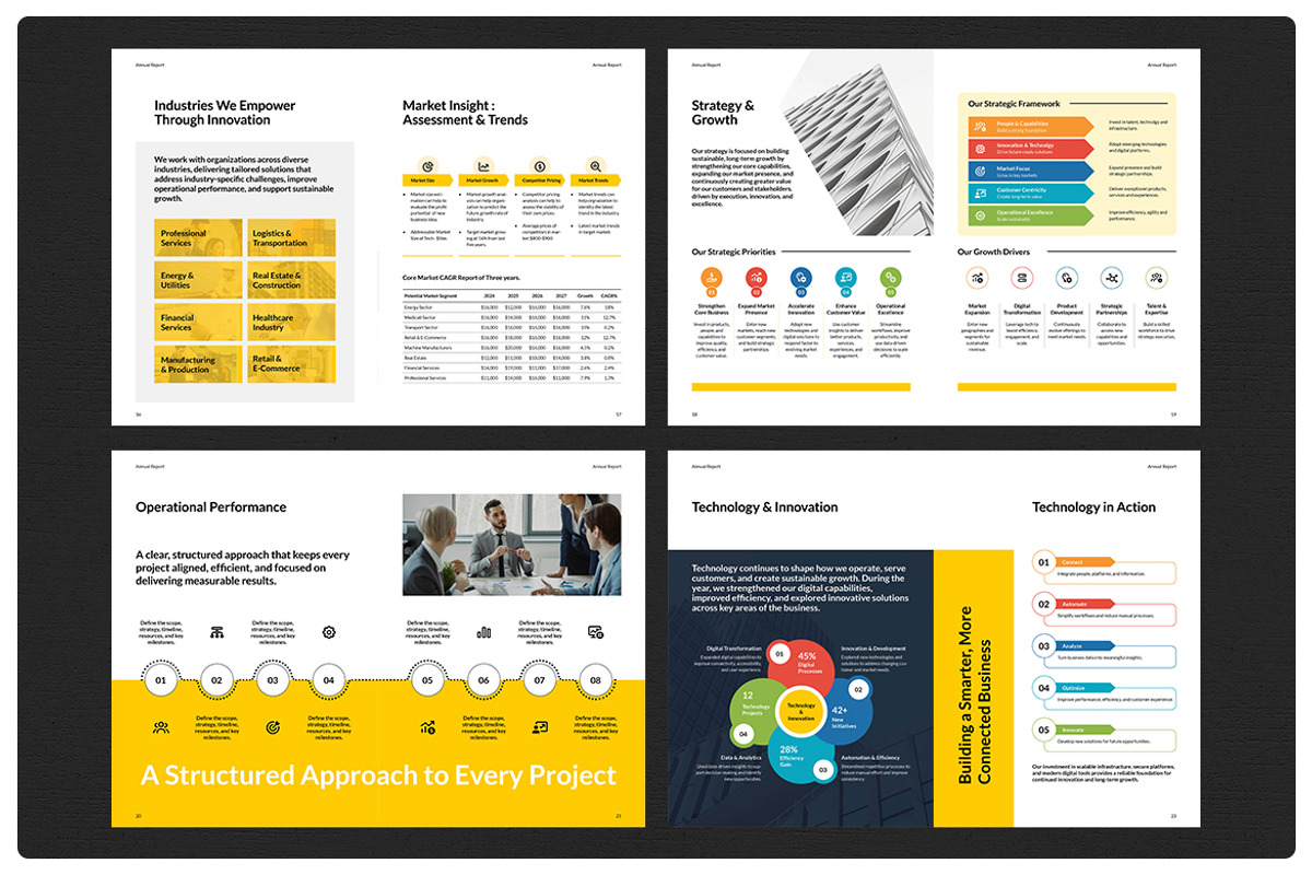 Annual Report, a Brochure Template by StudioGraficso (Photo 9 of 12)