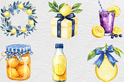 Yellow & Blue Lemon Sublimation, an Illustration by Black Bird Studio (Thumbnail 2 of 6)