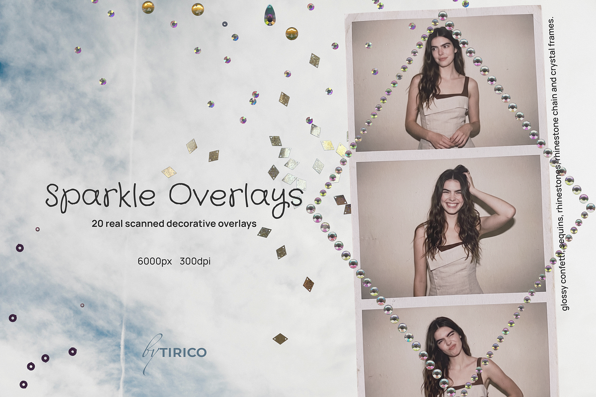 Sparkle Overlays, a Texture Graphic by TiriCo (Photo 1 of 14)