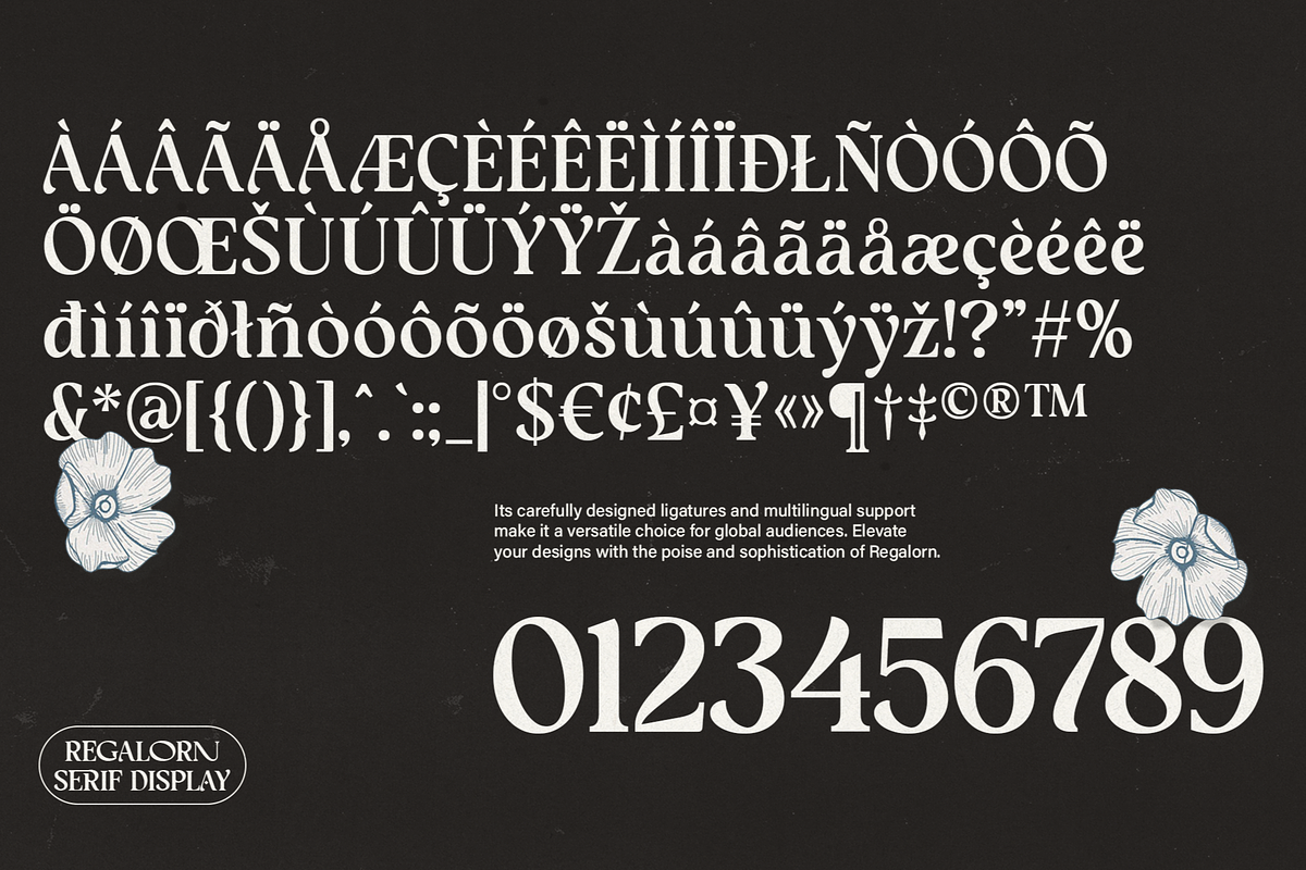 Regalorn - Elegant Serif Display, a Serif Font by Shapespired Design (Photo 19 of 20)