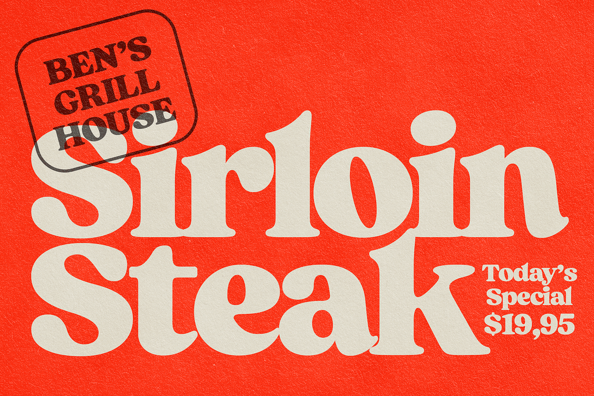 Sunday Club - Retro Serif, a Serif Font by Fenotype (Photo 8 of 15)