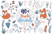Cute fox.Vector design collection, an Animal Illustration by TashaDraw (Thumbnail 2 of 10)
