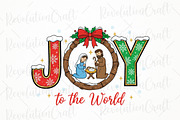 Joy to the World, Christmas Nativity, an Illustration by OK Design (Thumbnail 4 of 4)