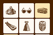 Vintage Culture Illustration Set, a Person Illustration by Creative Stall (Thumbnail 7 of 9)