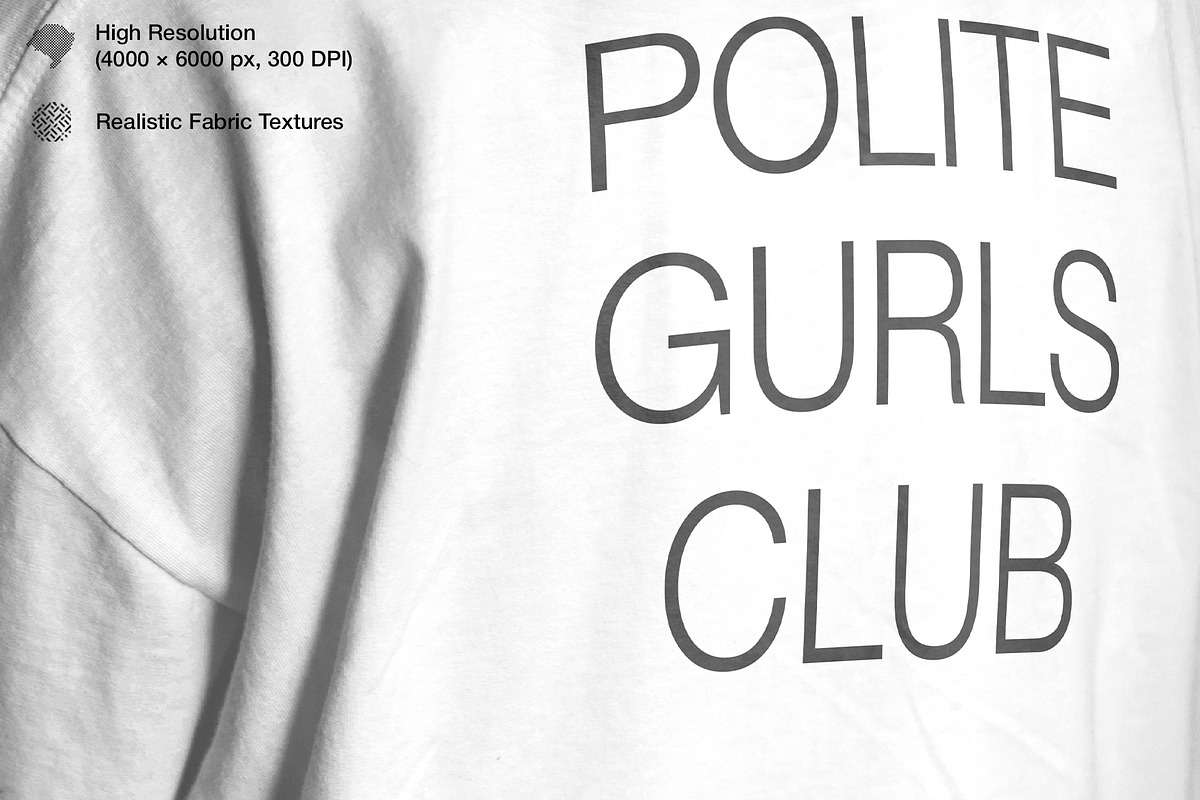 Boxy T-Shirt Mockup w/ Model, a Shirt Mockup by Mocktopia (Photo 6 of 10)