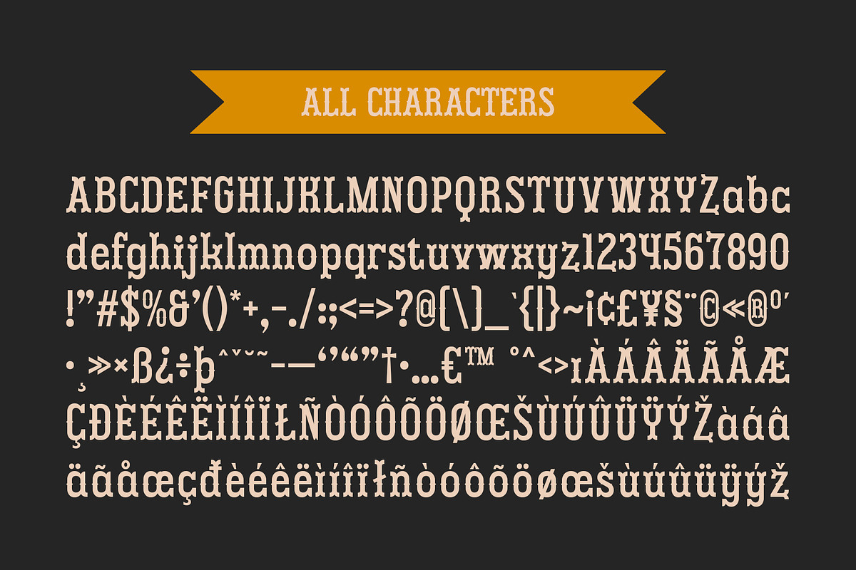 CS Bourne – Tuscan Font, a Serif Font by Craft Supply Co. (Photo 8 of 8)
