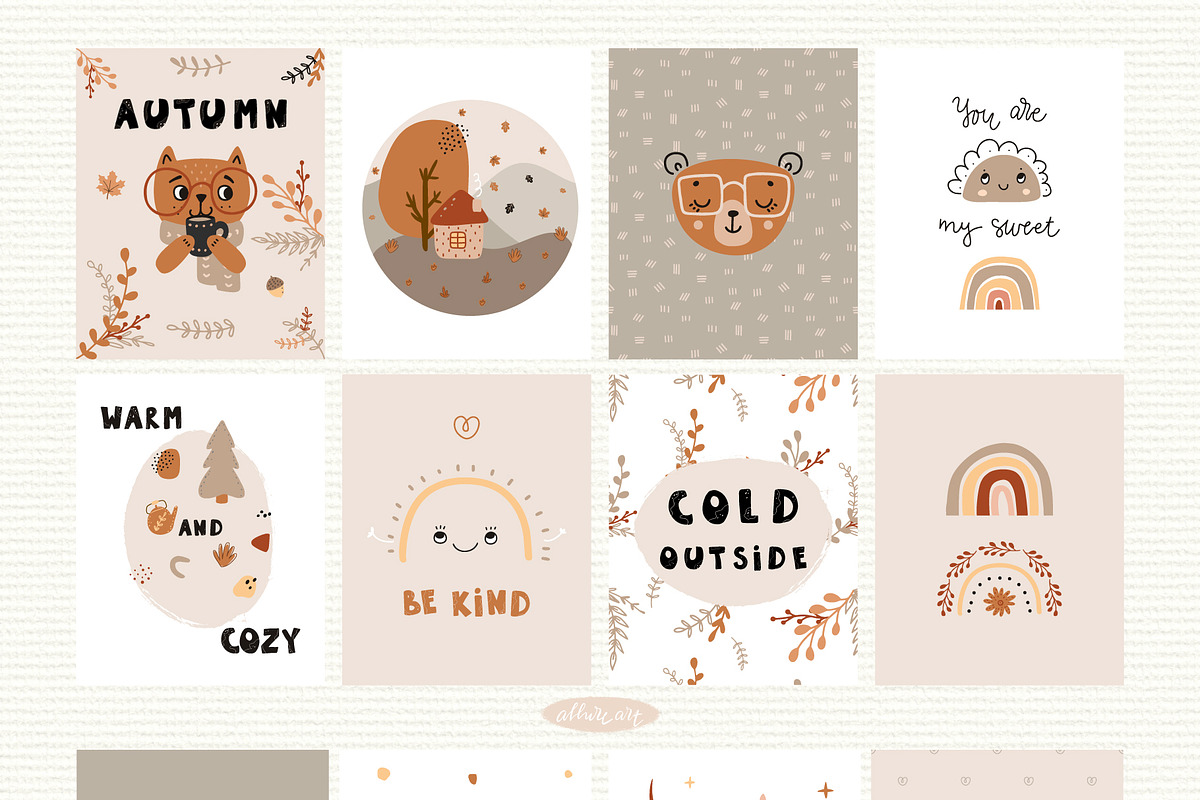 Baby Cute Posters Bundle Collection
