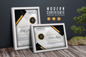 458. Modern Certificate Template