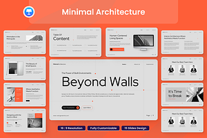 Minimal Architecture Presentation, a Presentation Template by Annora Studio