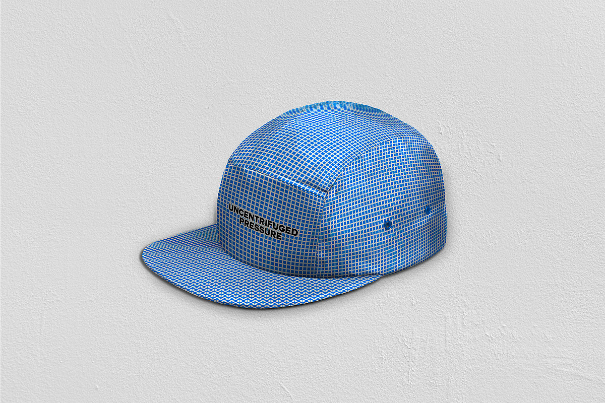 Five Panels Mockup, a Hat Mockup by Uncentrifuged Pressure (Photo 5 of 6)