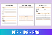 2025-26 Wedding Planner, a Stationery Template by Designmela01 (Thumbnail 2 of 4)