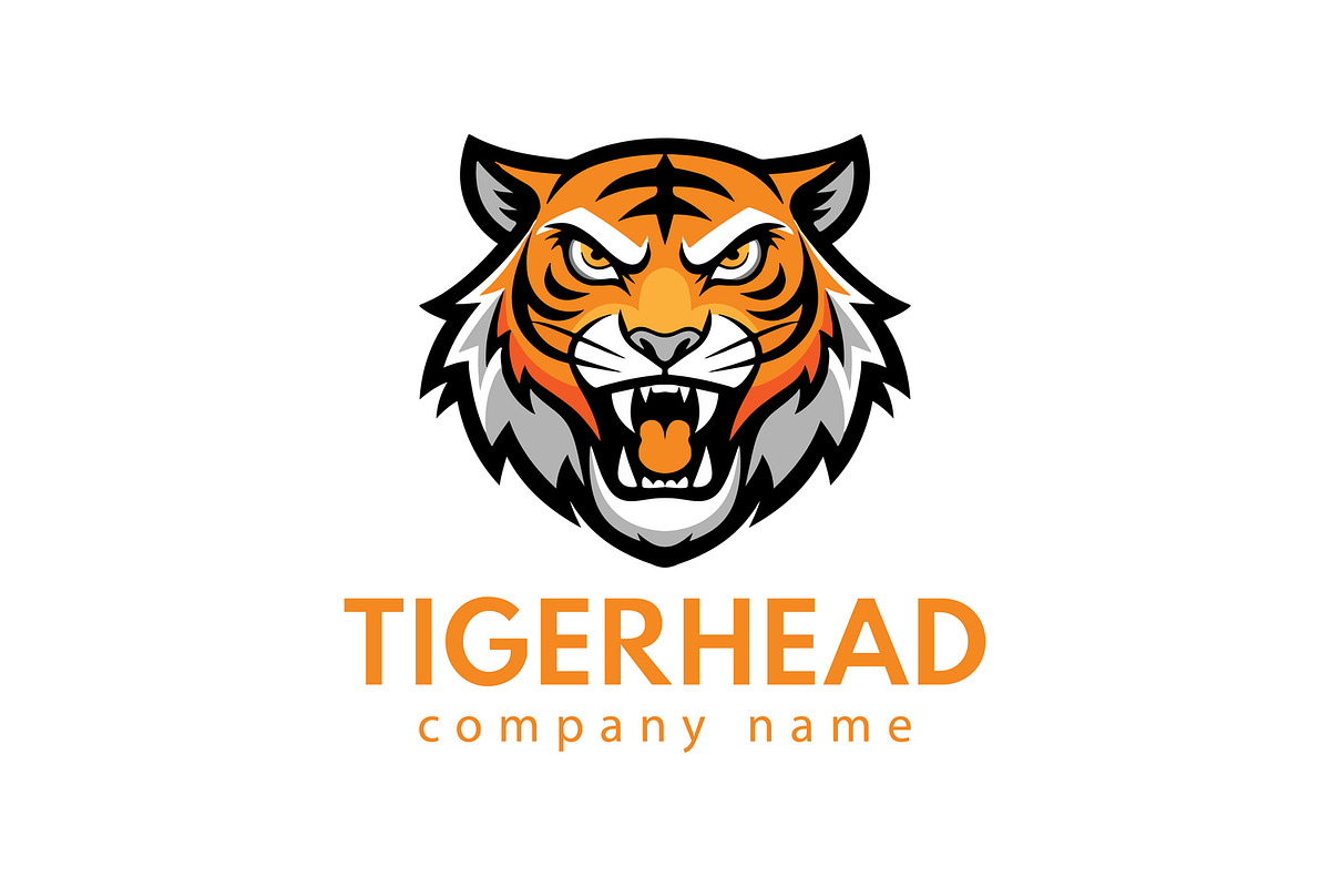 tiger head logo for bold branding an, a Branding & Logo Template by RAHMAT (Photo 1 of 2)