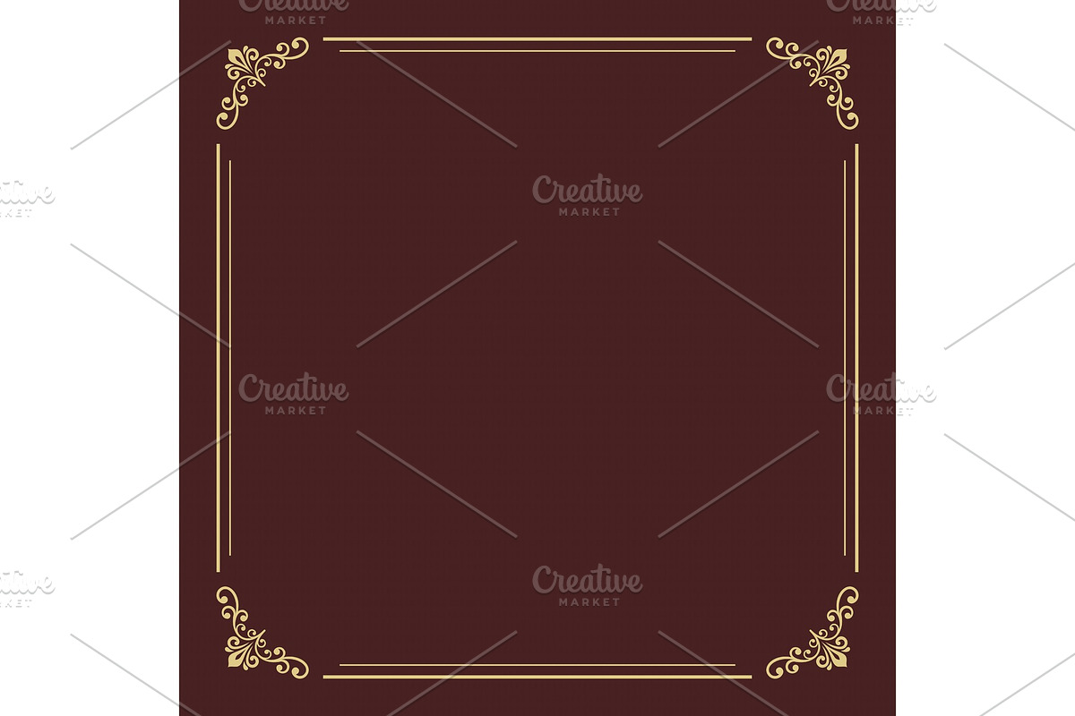 Floral Vector Fine Frame, a Background Graphic by FineArtStudio (Photo 1 of 3)
