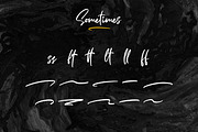 Sometimes - Fancy Signature font, a Script Font by Almarkhatype (Thumbnail 11 of 13)