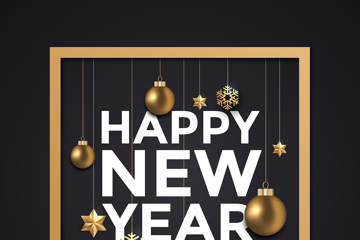 Holiday New Year card, a Decorative Illustration by Creative Graphics (Photo 4 of 4)