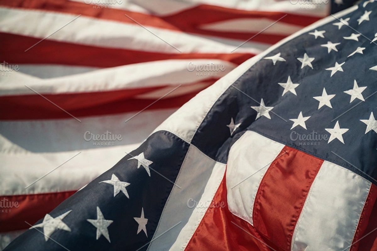 American flag, Memorial day, a Background Graphic by Anamul Haque Anik (Photo 4 of 5)