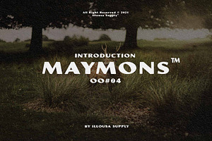 Maymons Font By Illousaco