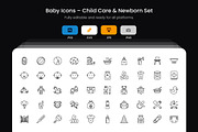 Baby Icons – Child Care & Newborn Se, an Icon by Wencory (Thumbnail 2 of 2)