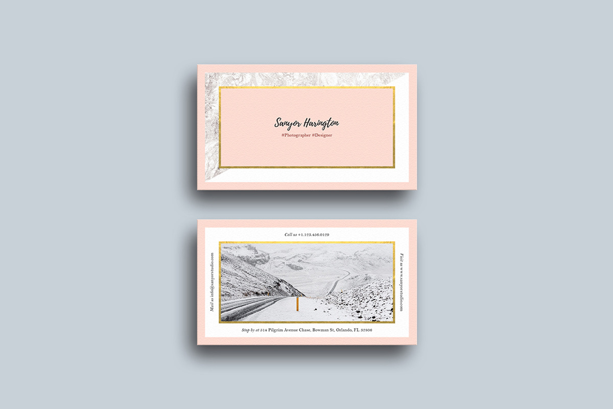 30 Minimal Business Cards Bundle, a Business Card Template by GraphicsEgg (Photo 25 of 32)