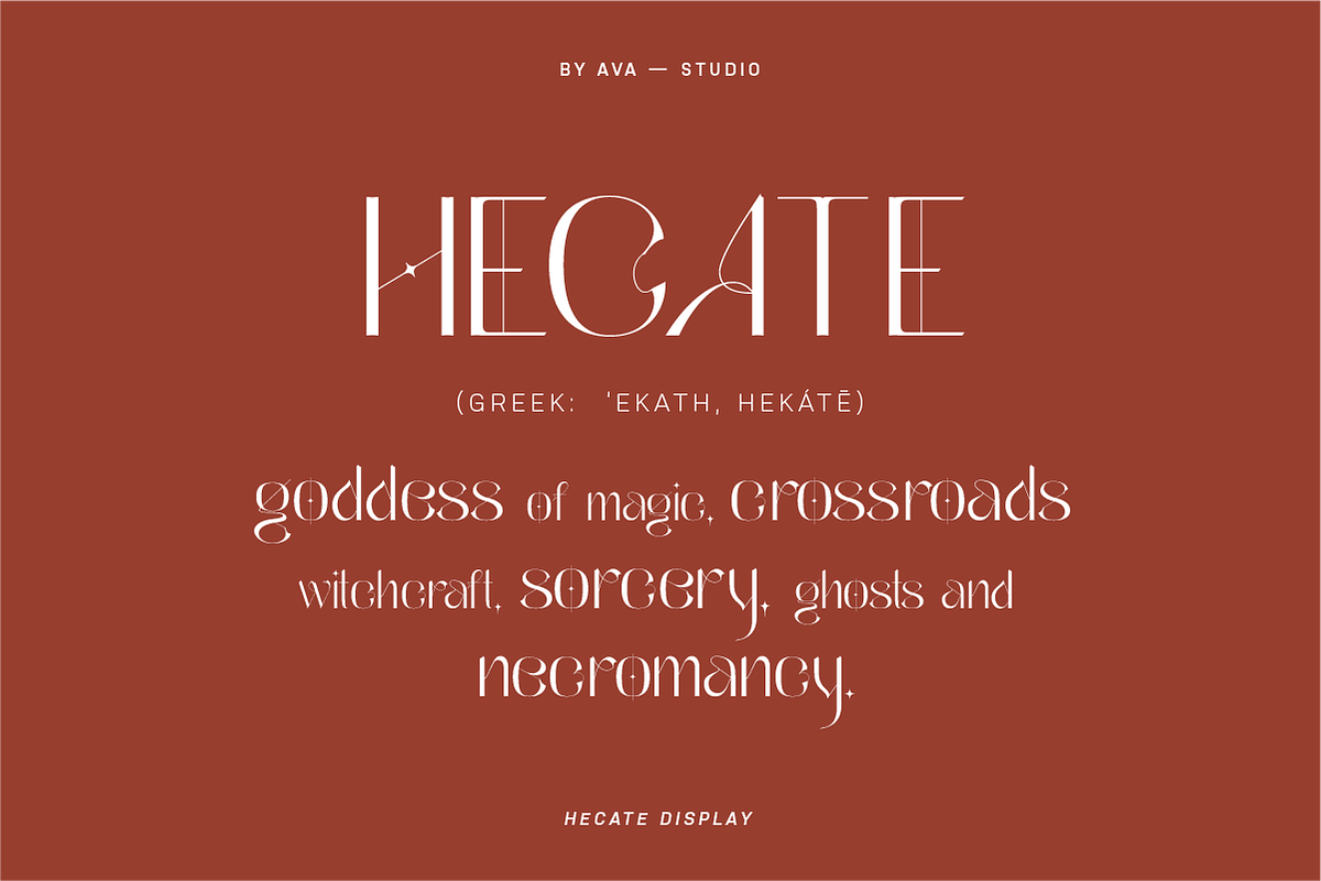 Hecate Sans Display, a Sans Serif Font by BY AVA — studio (Photo 2 of 8)