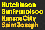 YNF Dustin | Condensed sans serif, a Sans Serif Font by YNF (Thumbnail 10 of 26)