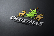 Merry Christmas Tree Logo, a Branding & Logo Template by Creative Dezing (Thumbnail 2 of 7)