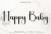 Happy Baby, a Handwritten Font by FreshTypeINK (Thumbnail 1 of 8)