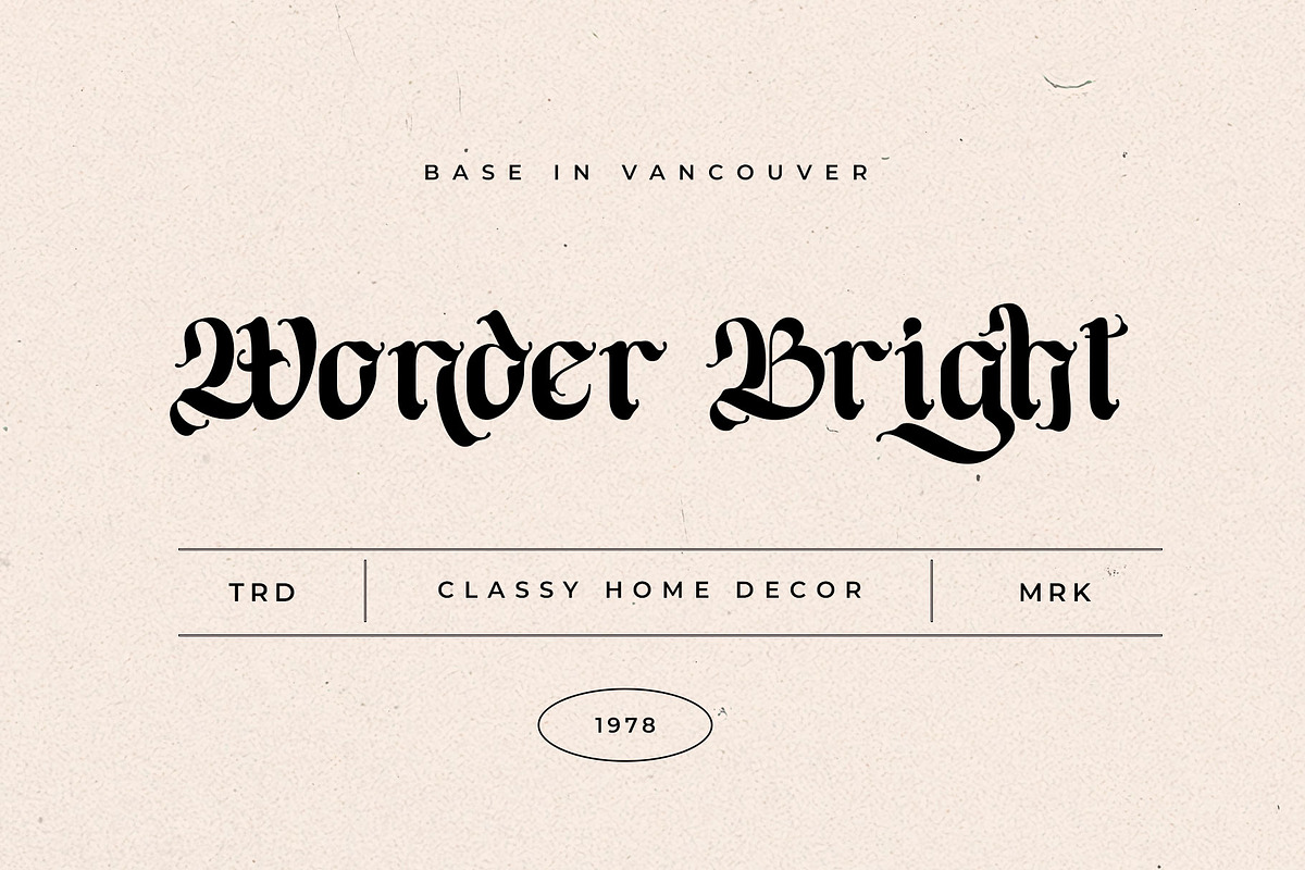 Regano Classic BlackLetter Font, a Blackletter Font by RantautypeStudio (Photo 8 of 17)