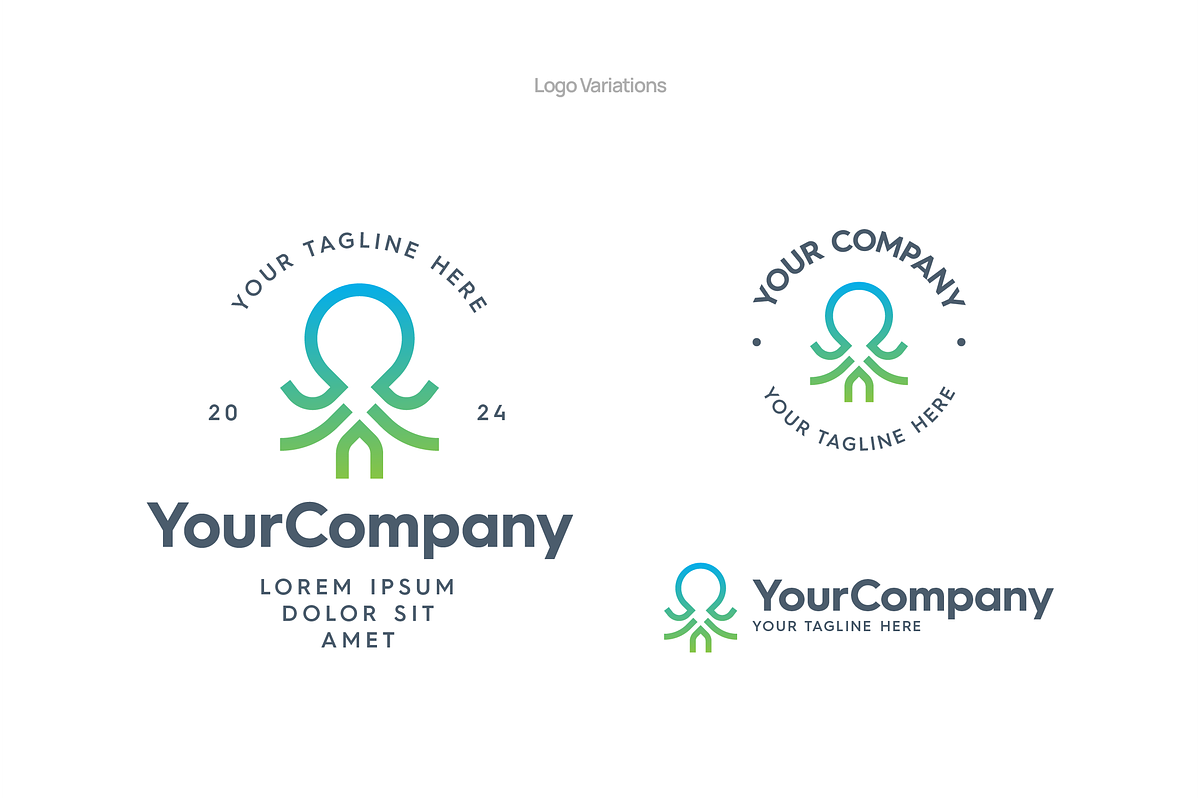Minimal Modern Octopus Logo, a Branding & Logo Template by Minimalist Logos (Photo 2 of 5)