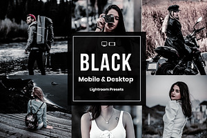 Black Tone Lightroom Presets