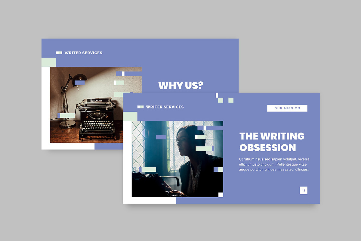 Presentation Freelance Writer, a Presentation Template by TemplatesNow!