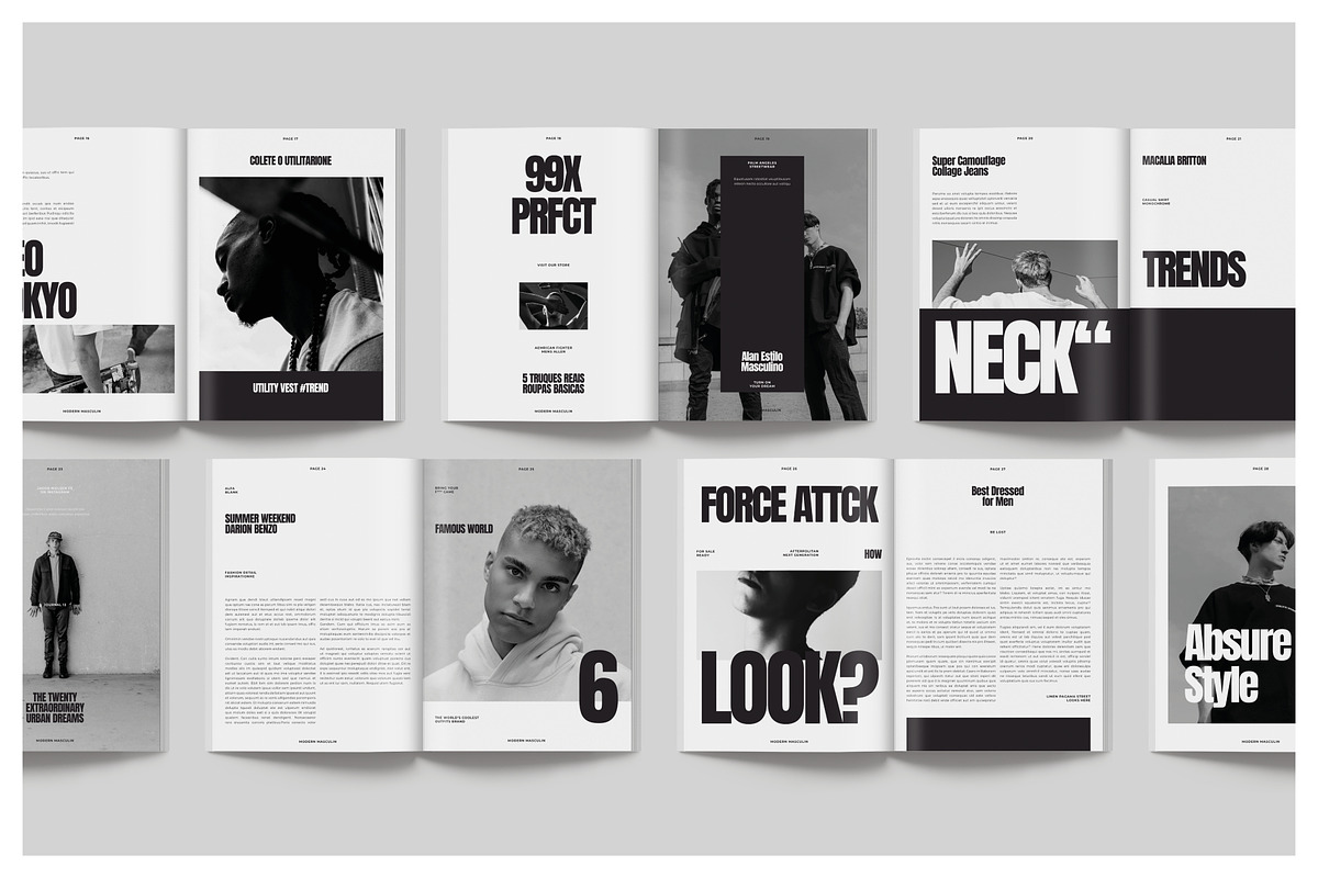 SPECTRE Editorial Lookbook, a Magazine Template by Arif Tri Ananta (Photo 8 of 14)