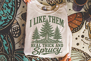 I Like Them Real Thick and SprucyPNG, a Seasonal Illustration by Libby Wishes (Thumbnail 3 of 4)