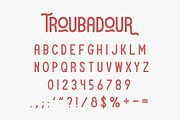 Troubadour | A Stylish Sans Serif, a Sans Serif Font by Josh O. (Thumbnail 4 of 8)