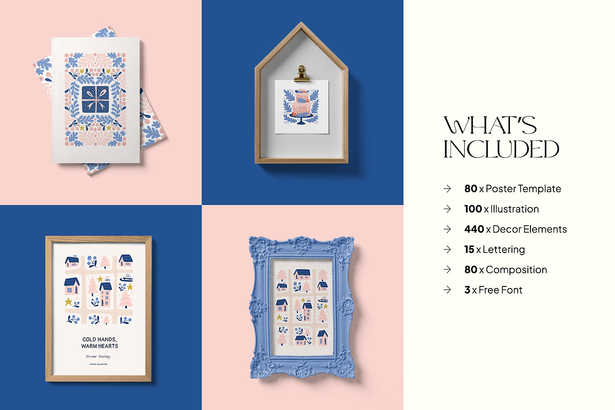 Modern Winter | Wall Art Creator, an Object Graphic by Leleka.Store (Photo 3 of 21)