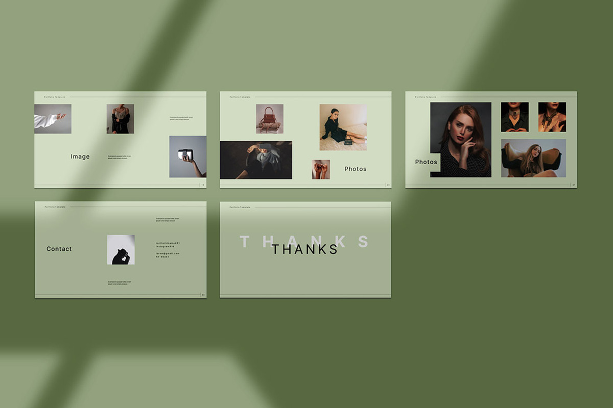 Portfolio Presentation Template preview 5