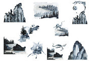 Twilight dragon, an Illustration by Love Watercolor Store (Thumbnail 9 of 10)