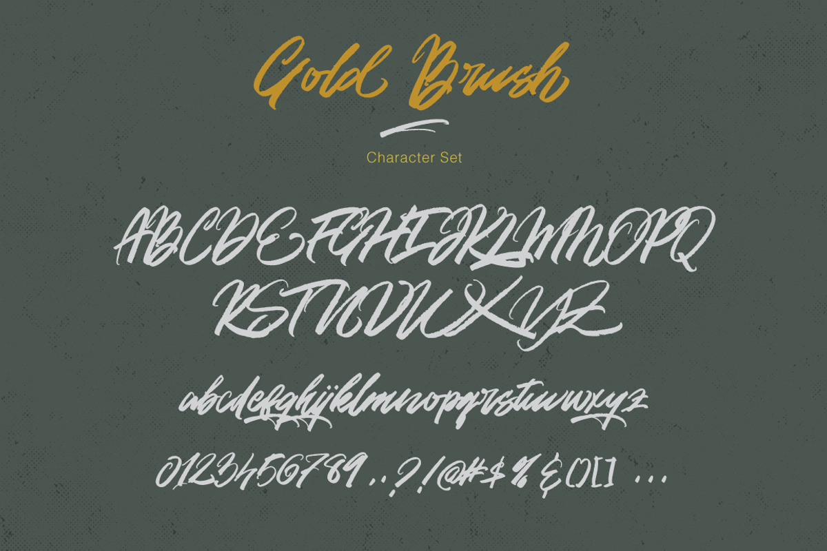 Gold Brush preview 7