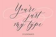 Lady Slippers Basic, a Script Font by STUDIOWAYS (Thumbnail 3 of 5)