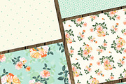 Watercolor patterns with roses, a Pattern Graphic by AnnelyBlooms (Thumbnail 3 of 3)