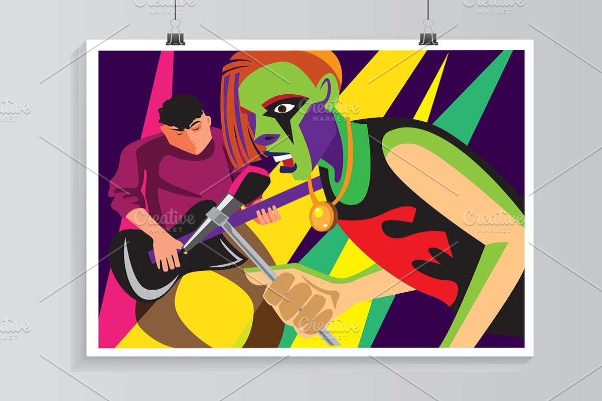 Punk rock., an Illustration by © Fisher Photostudio (Photo 3 of 6)