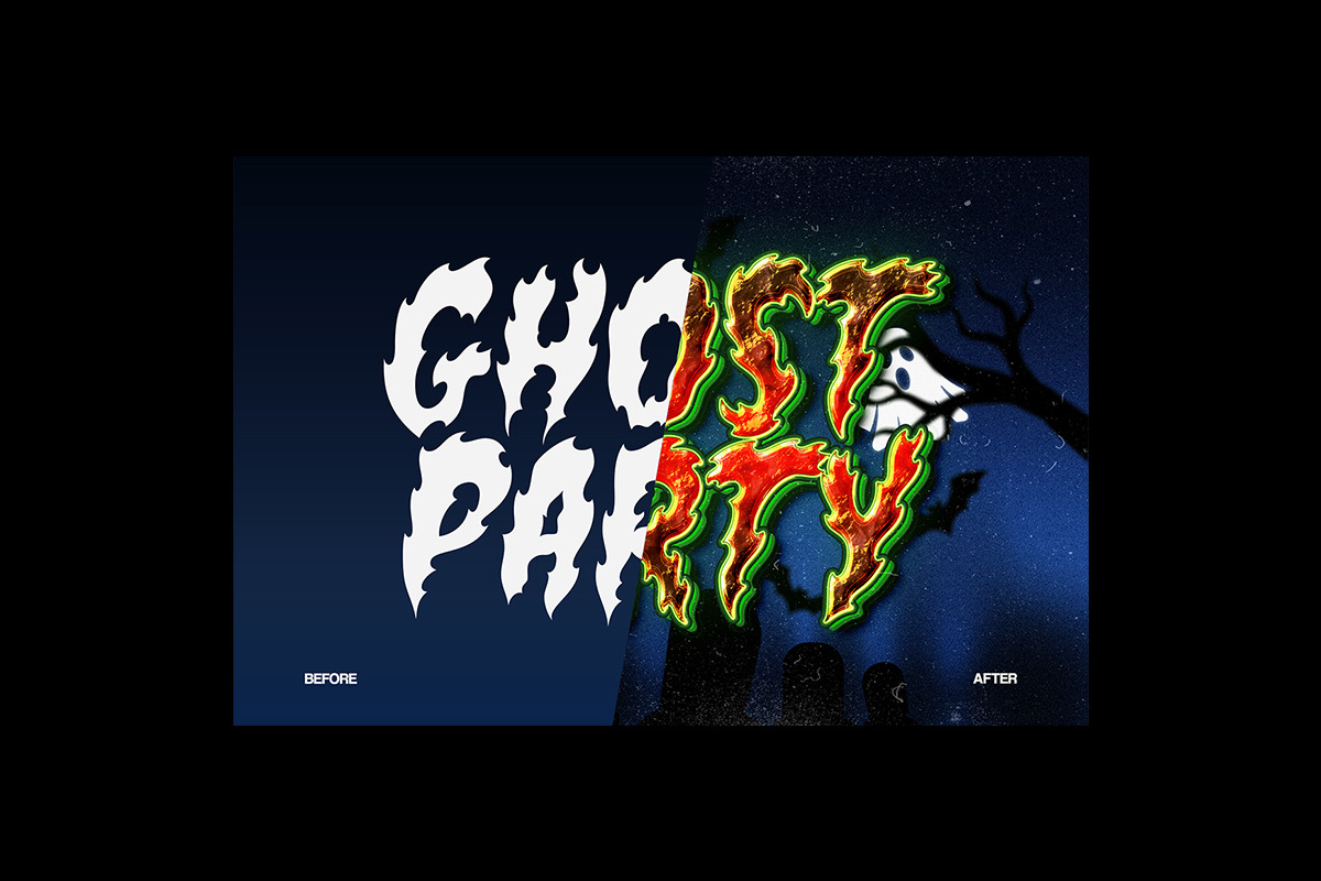 Halloween Horror Text Effect, a Layer Style Add-On by Matsero (Photo 4 of 4)