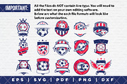Soccer team logo template, a Design Template by Guavanaboy (Thumbnail 2 of 3)