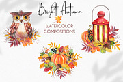 Watercolor Bright Autumn, an Object Graphic by Ana-Sakuta (Thumbnail 2 of 10)