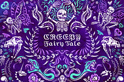 Pastel Halloween. Creepy Fairy Tale, an Animal Illustration by OlgaSoi007 (Thumbnail 1 of 5)