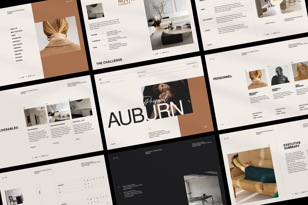 Brand Proposal Template, a Brochure Template by GoldenPixelStudio (Photo 6 of 10)