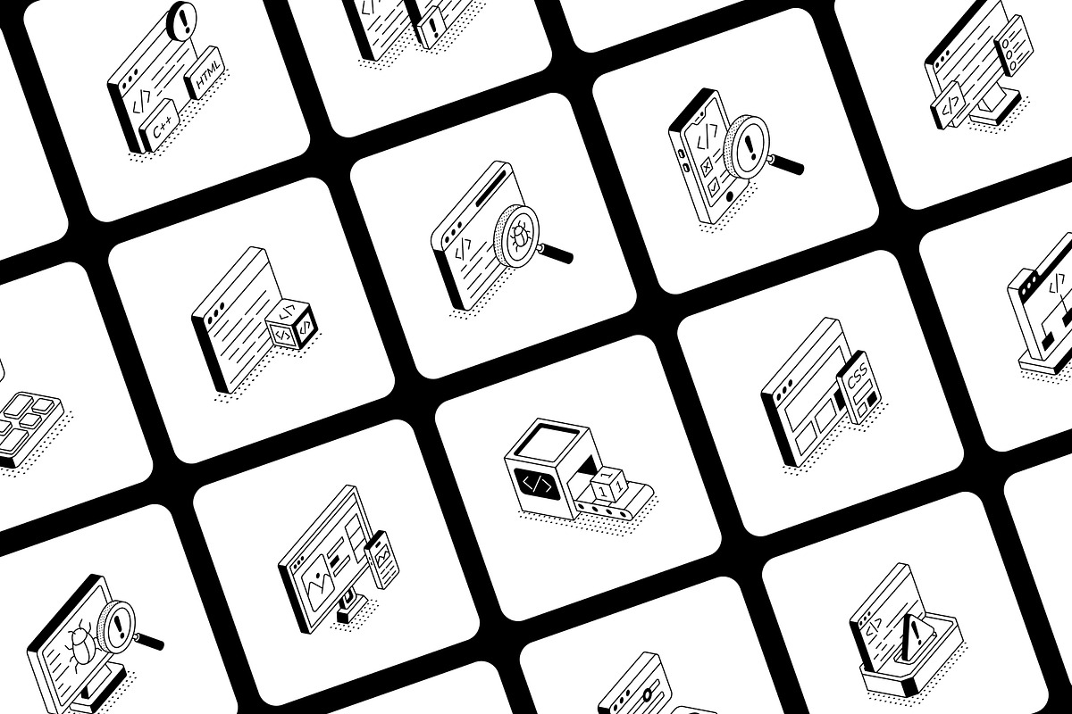 50 Animated Coding Illustrations, a Technology Illustration by Vectors Market (Photo 3 of 4)