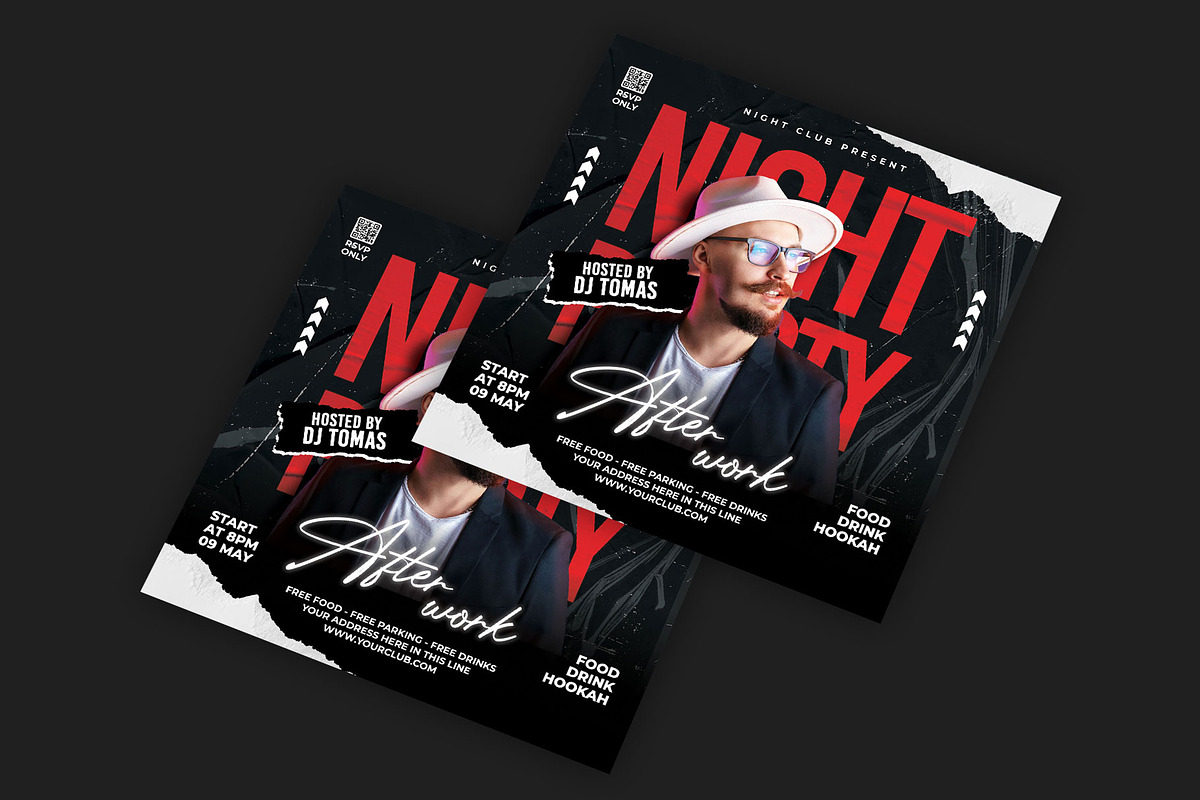 Dance to the flyer rhythm!, a Flyer Template by CocoDesign (Photo 2 of 2)