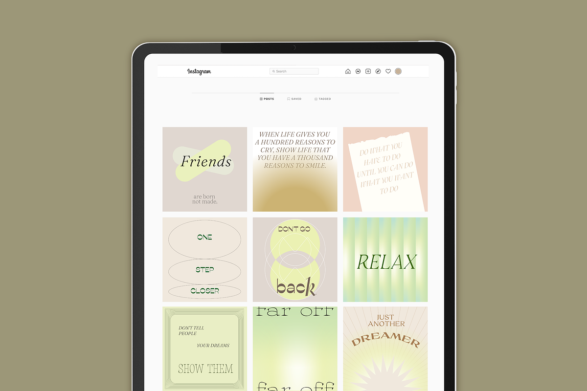 Quote Aesthetics II - CANVA PS, a Social Media Template by Kimo Studio (Photo 10 of 13)