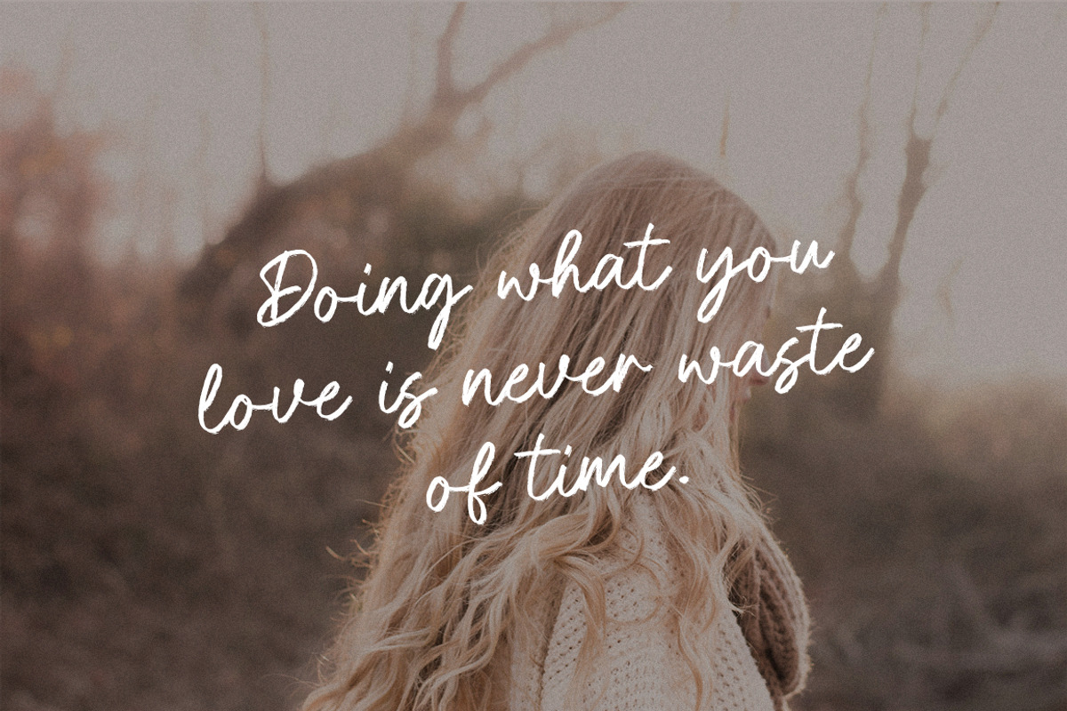 Brittney & Jasmine Brush Script Font, a Script Font by Heinzel Std (Photo 5 of 13)